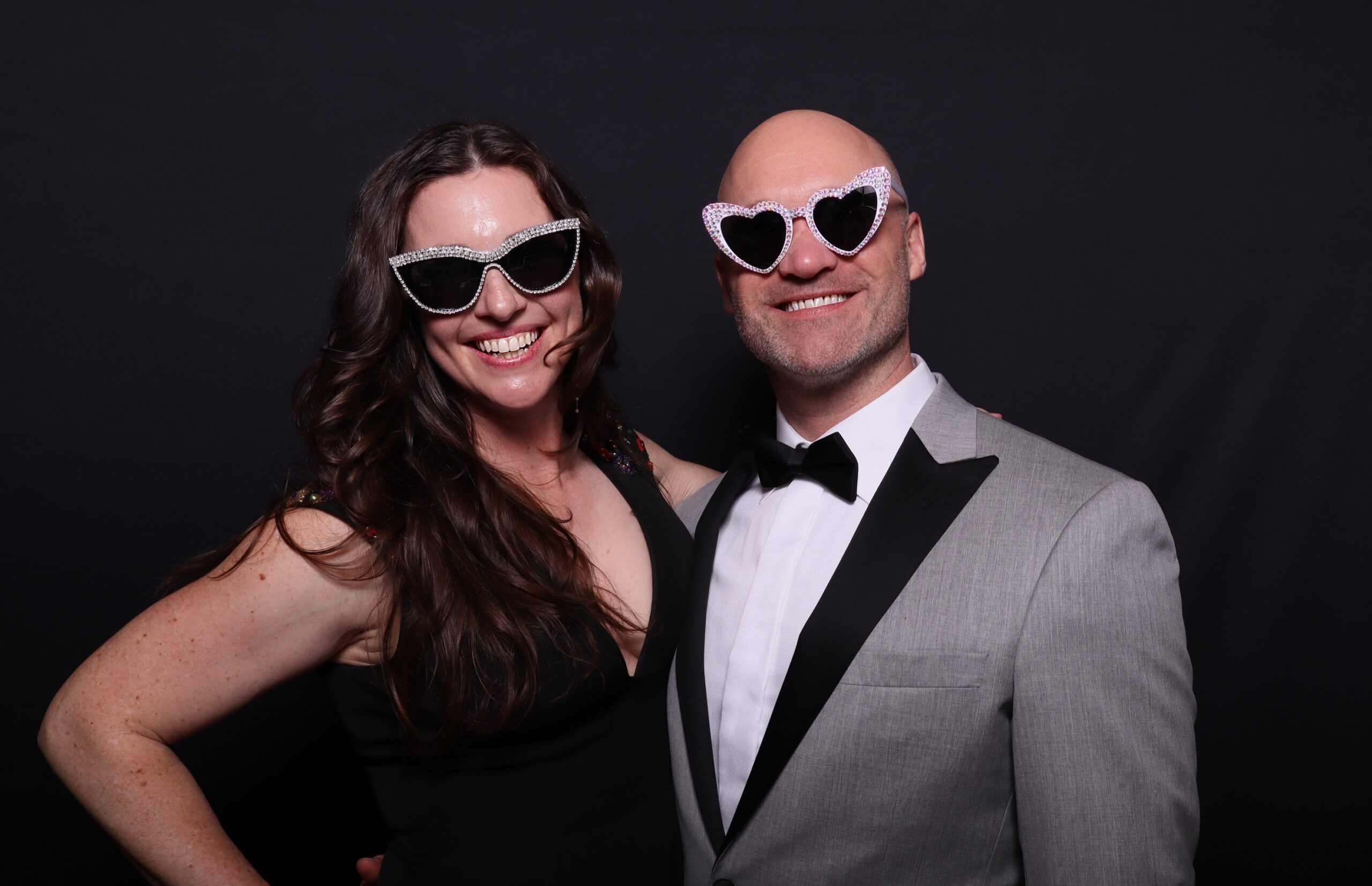 Guests enjoying photo booth moment