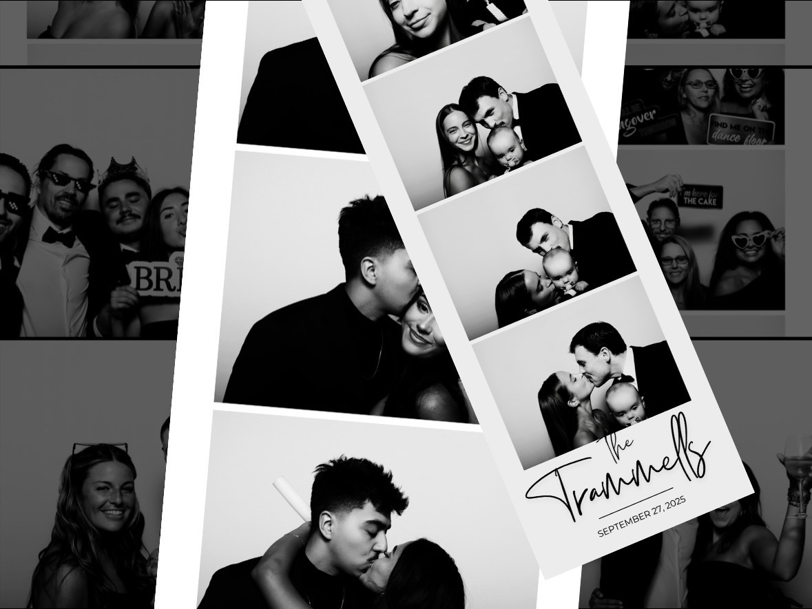 Wedding photo booth example